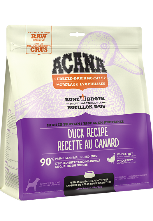 Freeze-Dried Food, Duck Recipe, Morsels